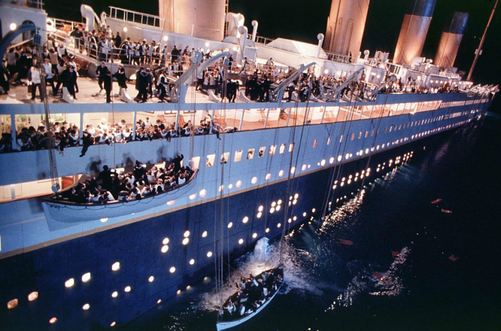 Как снимали самую трагичную сцену «Титаника»