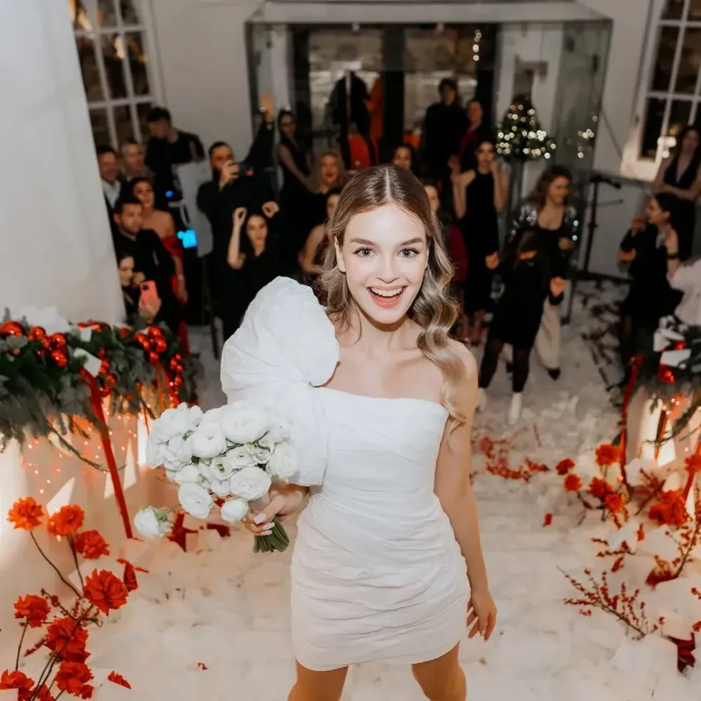 Александрина Олексюк поделилась фотографиями своей свадьбы с Марком Горобцом